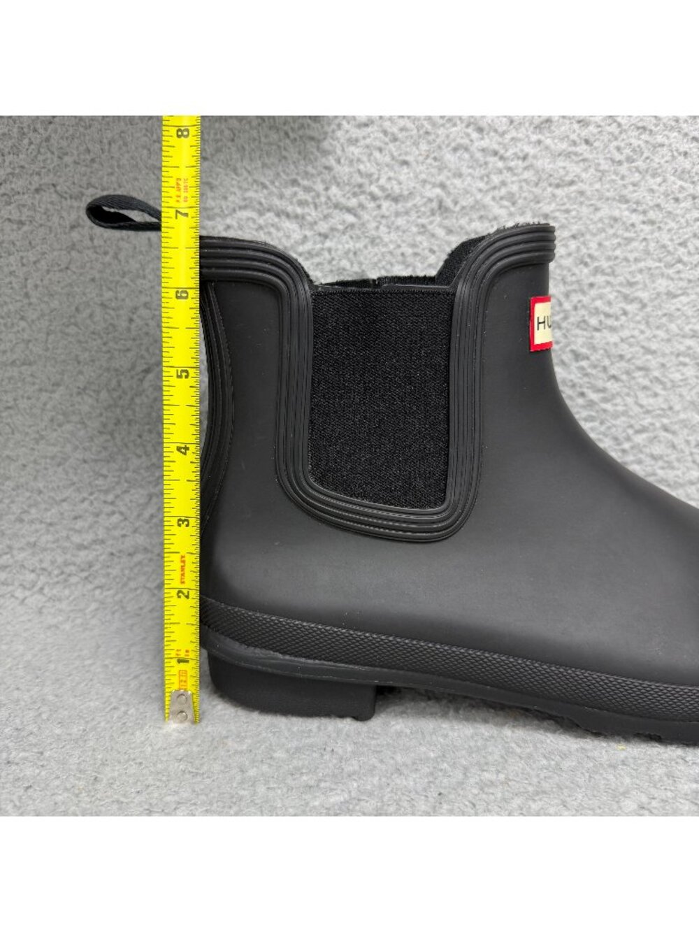 Hunter Boots Womens 10 Shoes Black Rubber Original Chelsea Rain Waterproof Ankle - Picture 11 of 11